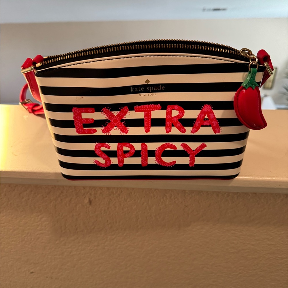 Kate Spade Striped extra spicy crossbody